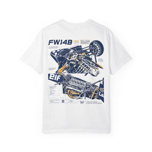 Williams FW14B Technical Blueprint Tee