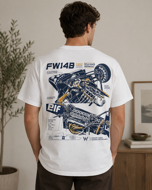 Williams FW14B Technical Blueprint Tee
