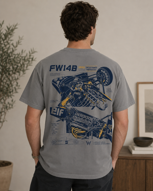 Williams FW14B Technical Blueprint Tee