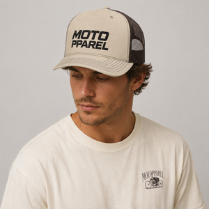 Motopparel Racing Logo Trucker Cap
