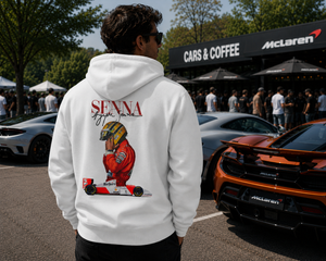 Ayrton Senna Vintage F1 Hoodie