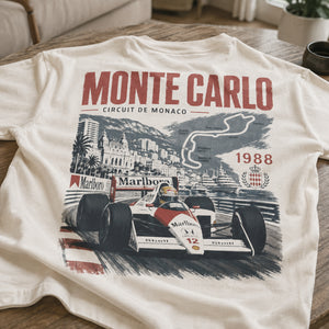 Ayrton Senna 1988 Monaco Racing Tee