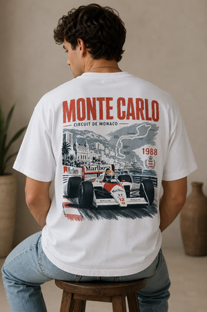 Ayrton Senna 1988 Monaco Racing Tee