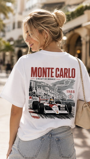 Ayrton Senna 1988 Monaco Racing Tee