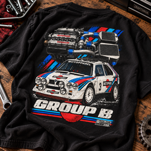 Lancia Delta S4 | Group B Rally T-Shirt | Motopparel Special Section Serial 002
