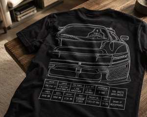 Ferrari F80 Technical Supercar Tee