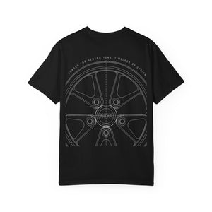 Porsche Fuchs Wheel Blueprint Tee
