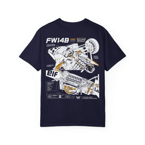 Williams FW14B Technical Blueprint Tee
